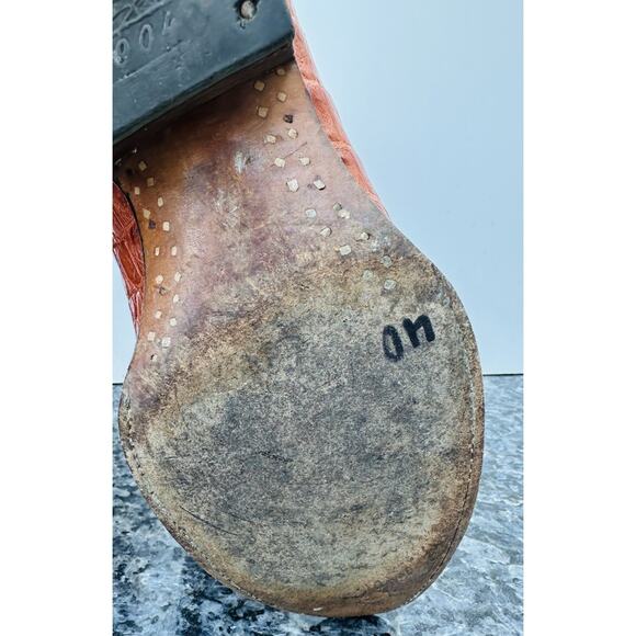 CUADRA Exotic Western Caiman Mens Size US 8 Leather Boots Cowboy Western main image 14